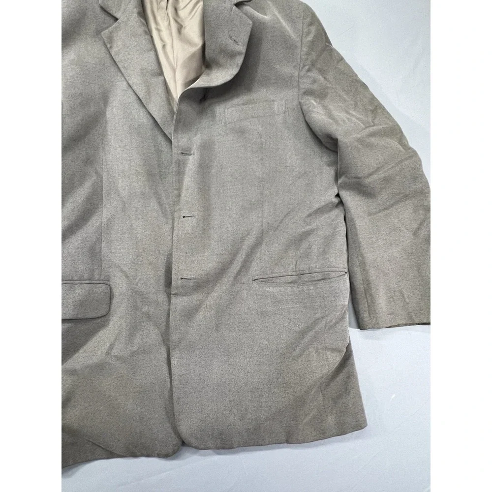 Milano‎ Uomo Stretch Blazer Jacket Size 42S Light Gray